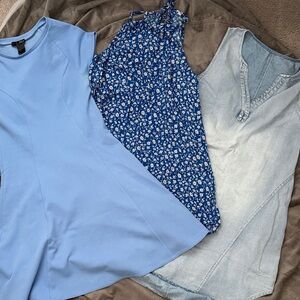 Blue Cupshe, Aqua and VICI Dress Bundle